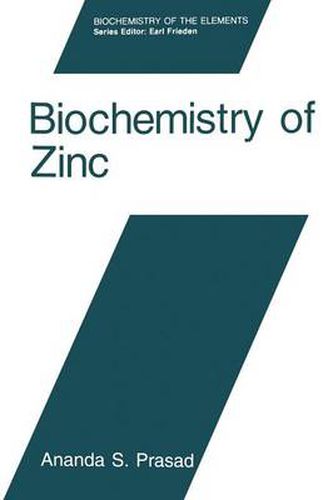 Cover image for Biochemistry of Zinc