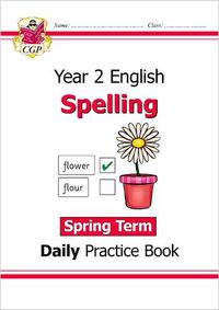 Cover image for New KS1 Spelling Daily Practice Book: Year 2 - Spring Term