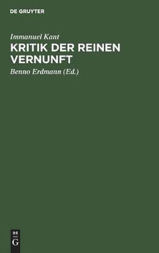 Cover image for Kritik Der Reinen Vernunft