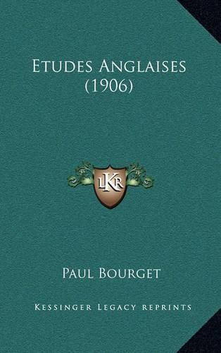Cover image for Etudes Anglaises (1906)
