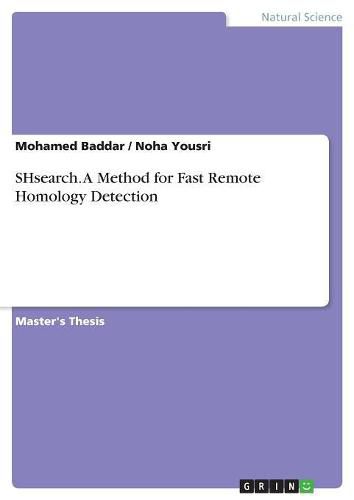 Cover image for SHsearch. A Method for Fast Remote Homology Detection