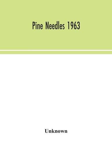 Cover image for Pine Needles 1963