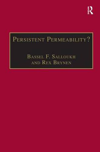 Cover image for Persistent Permeability?: Regionalism, Localism, and Globalization in the Middle East