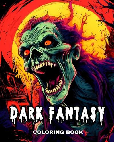 Cover image for Dark Fantasy Coloring Book