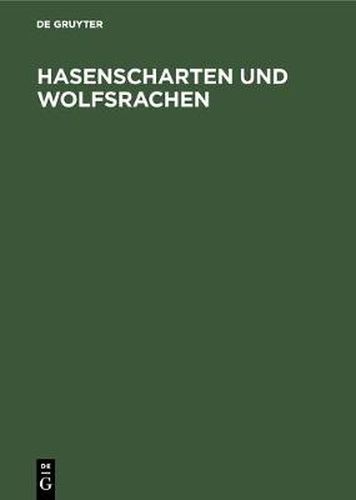 Cover image for Hasenscharten und Wolfsrachen