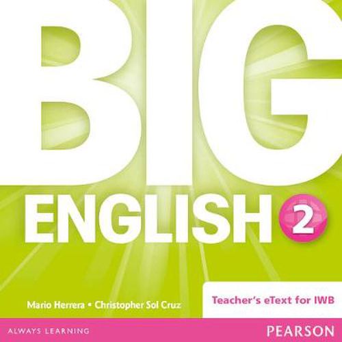 Cover image for Big English 2 Teacher's eText CD-Rom