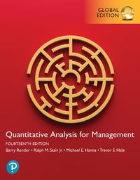 Cover image for Quantitative Analysis for Management, Global Edition