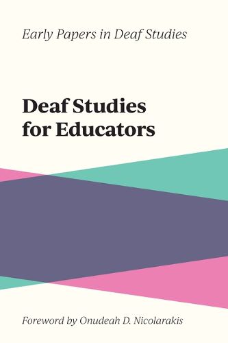 Cover image for Deaf Studies for Educators