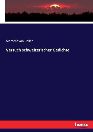 Cover image for Versuch schweizerischer Gedichte