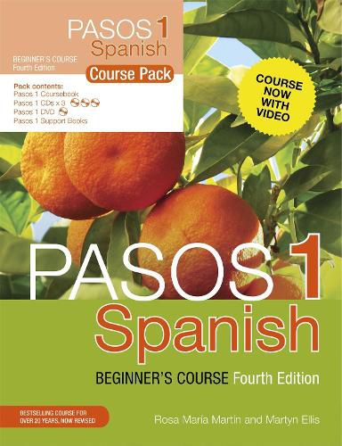 Cover image for Pasos 1 Spanish Beginner's Course (Fourth Edition): Course Pack