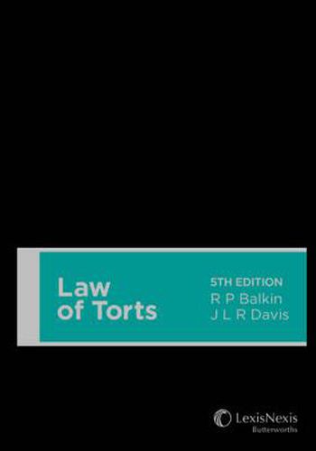 Cover image for Law of Torts