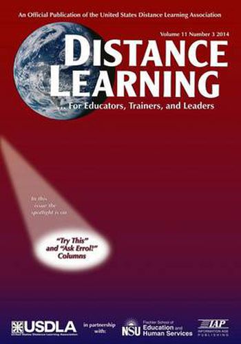 Cover image for Distance Learning Magazine, Volume 11, Issue 3, 2014
