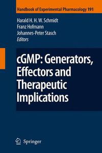 Cover image for cGMP: Generators, Effectors and Therapeutic Implications