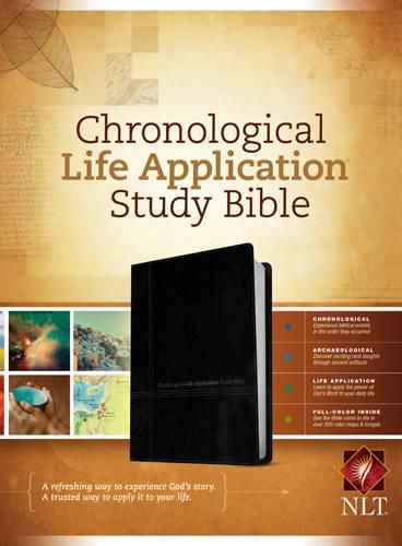 Cover image for NLT Chronological Life Application Study Bible Black/Onyx