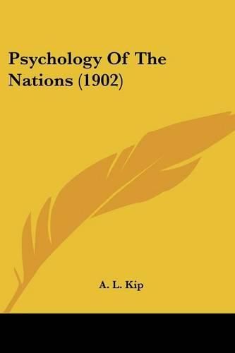 Cover image for Psychology of the Nations (1902)