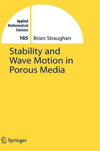 Cover image for Stability and Wave Motion in Porous Media