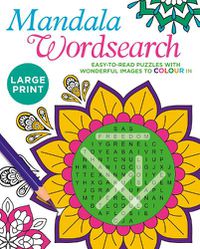 Cover image for Large Print Mandala Wordsearch