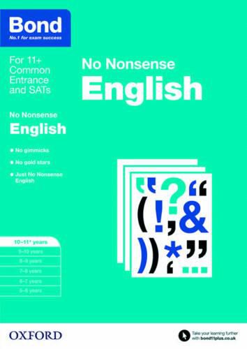 Cover image for Bond: English: No Nonsense: 10-11+ years