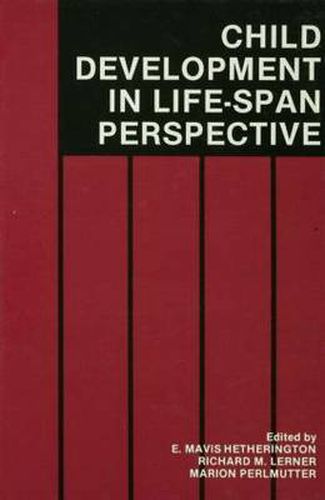 Cover image for Child Development in a Life-Span Perspective