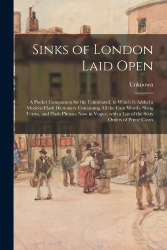 Cover image for Sinks of London Laid Open