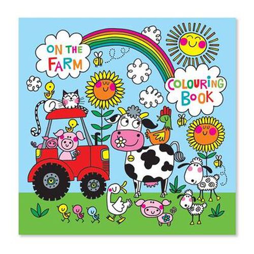 Cover image for On The Farm - Colouring Book