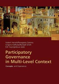 Cover image for Participatory Governance in Multi-Level Context: Concepts and Experience