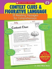 Cover image for 35 Reading Passages for Comprehension: Context Clues & Figurative Language: 35 Reading Passages for Comprehension