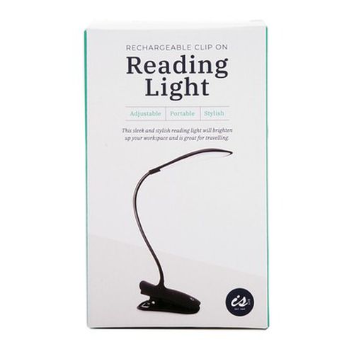 Cover image for Rechargeable Clip on LED Reading Light IS89010