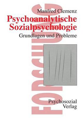 Cover image for Psychoanalytische Sozialpsychologie