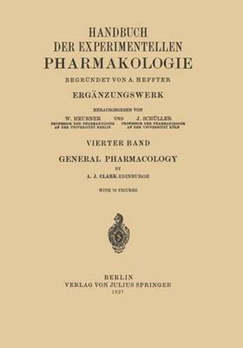 Cover image for General Pharmacology