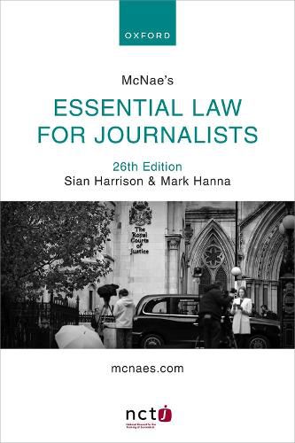 Cover image for McNae's Essential Law for Journalists