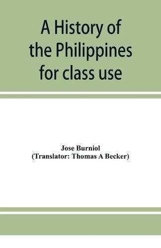 Cover image for A history of the Philippines: for class use