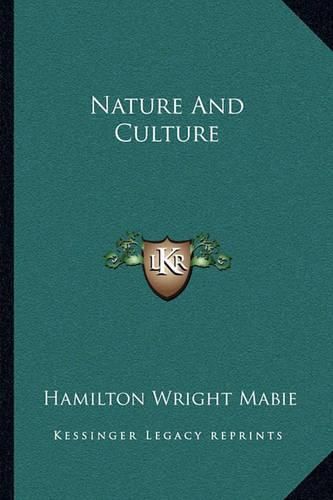 Nature and Culture