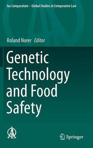 Cover image for Genetic Technology and Food Safety