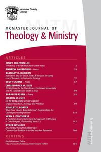 Cover image for McMaster Journal of Theology and Ministry: Volume 18, 2016-2017