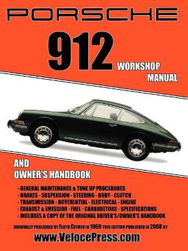 Cover image for Porsche 912 Workshop Manual 1965-1968