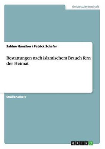 Cover image for Bestattungen nach islamischem Brauch fern der Heimat