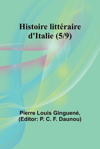 Histoire litteraire d'Italie (5/9)