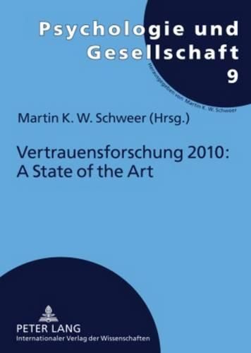 Cover image for Vertrauensforschung 2010: A State of the Art