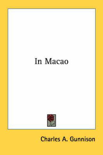 Cover image for In Macao