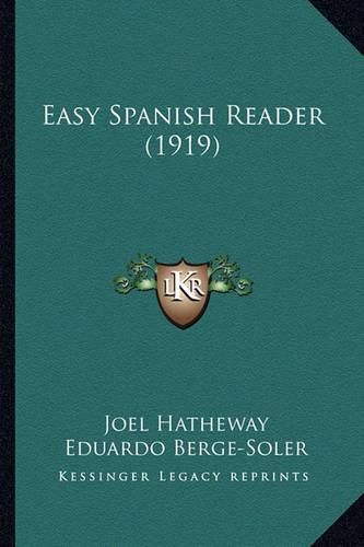 Cover image for Easy Spanish Reader (1919)