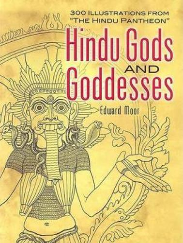 Cover image for Hindu Gods and Goddesses: 30 Illustrations from  The Hindu Pantheon