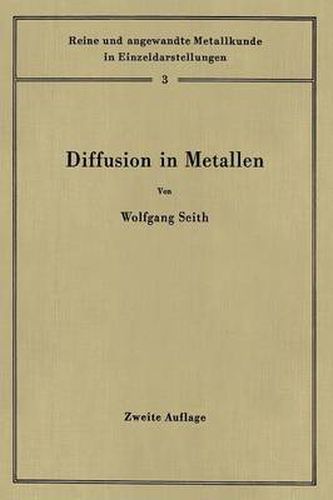 Cover image for Diffusion in Metallen: Platzwechselreaktionen