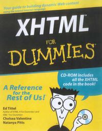 Cover image for XHTML For Dummies