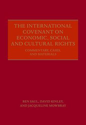 Cover image for The International Covenant on Economic, Social and Cultural Rights: Commentary, Cases, and Materials