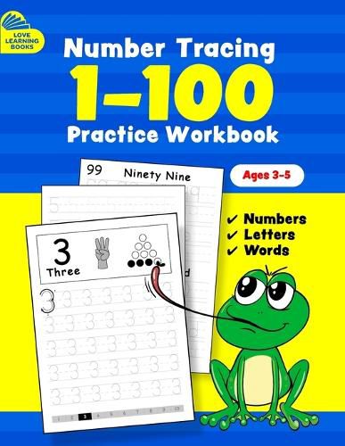 Cover image for Number Tracing Book for Preschoolers and Kids