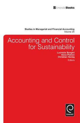 Cover image for Accounting and Control for Sustainability