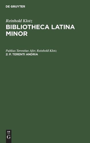 Cover image for P. Terenti Andria