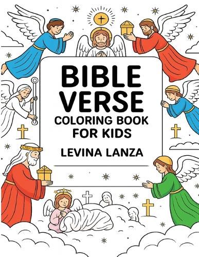 Cover image for Bible Verse Coloring Book for Kids