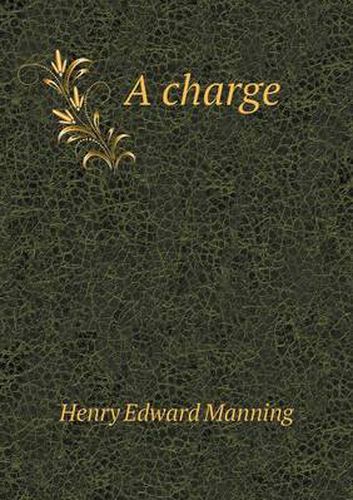 Cover image for A charge